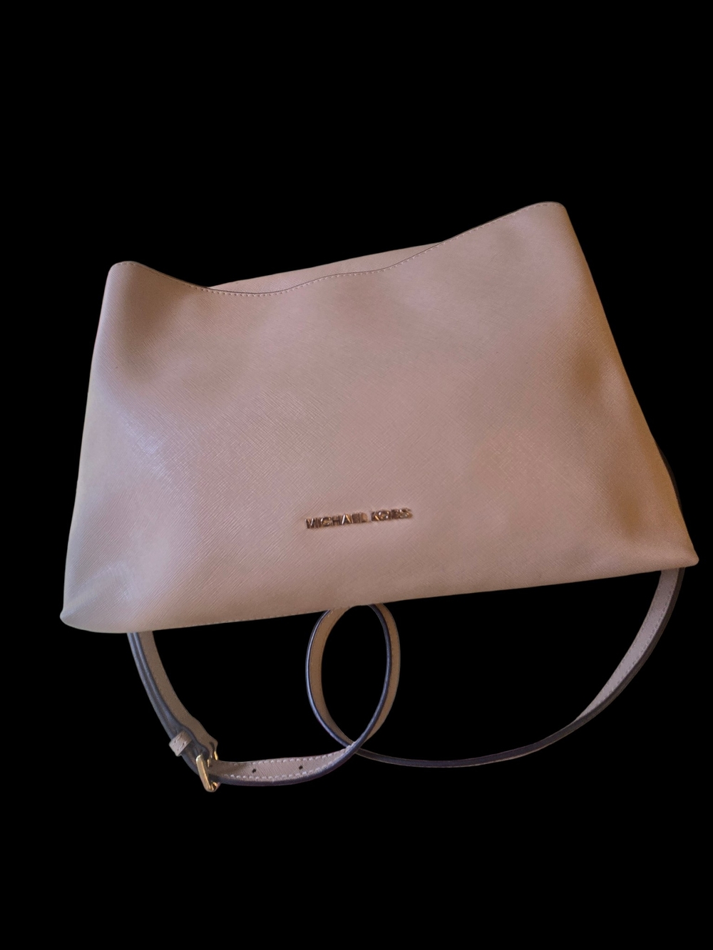 Michael Kors Hope Medium Saffiano Leather Crossbody Bag